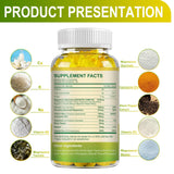 Back of MENXI Magnesium Gummies packaging with ingredients list