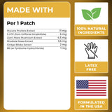 Back of MONIER Vitamin Patches packaging with ingredient list