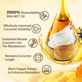 Back of NEVISS Turmeric Gummies packaging with ingredients