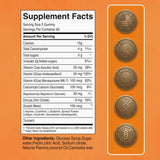 Back of Olyvo Labs Multivitamin Gummies packaging with nutritional info