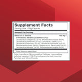 Back of PROTOCOL FOR LIFE BALANCE ProtoDophilus Probiotic 25 Billion CFU capsule bottle