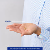 Back of Pure Encapsulations Evening Primrose Oil packaging