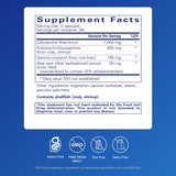Back of Pure Encapsulations L-Glutamine 1000mg bottle showing ingredients