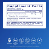 Back of Pure Encapsulations N-Acetyl Cysteine 600mg bottle