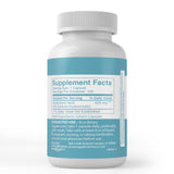 Back of PURE ORIGINAL INGREDIENTS Hyaluronic Acid Capsules packaging
