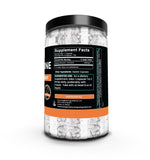 Back of PURE ORIGINAL INGREDIENTS L-Tyrosine Capsules packaging