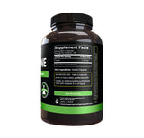 Back of PURE ORIGINAL INGREDIENTS Taurine Capsules packaging