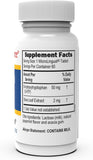 Back of quality Source 5-HTP Health Supplement packaging