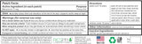 Back of Respro Laboratories Natural Melatonin Patch packaging