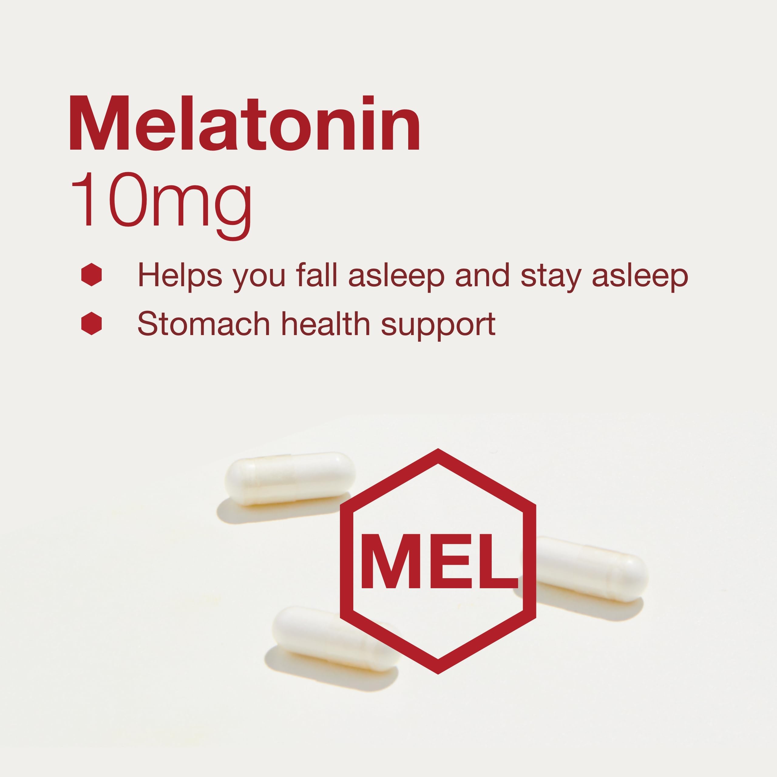 Back of the PROTOCOL FOR LIFE BALANCE Melatonin Extra Strength 10 mg supplement bottle