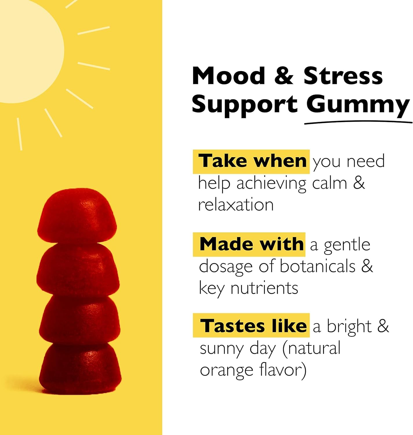 Back of the RESCUE Bach Rescue Plus Gummies packaging