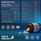 Back of Wellanova Cortisol Supplement packaging