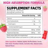 Back of YUULAI Vitamin B2 Gummies packaging