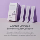 Back view of 107 Low-Molecular Collagen Jelly packaging