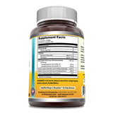 Back view of Amazing Nutrition Norwegian Cod Liver Oil bottle with nutritional information