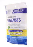 Back view of American Biotech Labs Silver Biotics Lozenges packaging