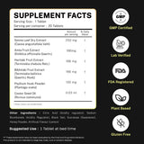 Back view of Auric Multi-Enzymes packaging with usage instructions