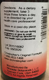Back view of Christopher's Echinacea Supplement packaging