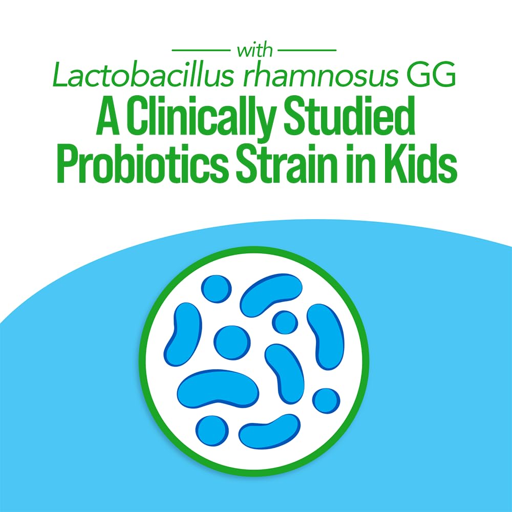 Back view of Culturelle Kids Probiotic + Complete Multivitamin packaging