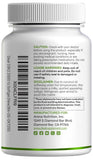 Back view of DEAL SUPPLEMENT Vitamin D3 & K2 softgel bottle