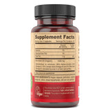 Back view of DEVA Chia Seed Oil Vegan Capsules packaging