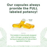 Back view of DEVA Flaxseed Oil Capsules packaging