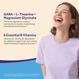 Back view of Doctor's Recipes GABA Magnesium Glycinate L-Theanine bottle