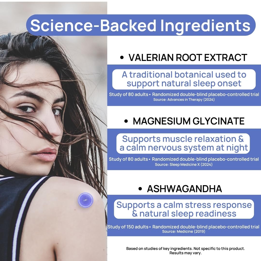 Back view of DUORI Sleep Patches packaging