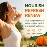 Back view of Everly Pumpkin Seed Oil Softgels packaging