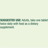 Back view of Generic Calcium Plus Vitamin D Tablets with ingredient list