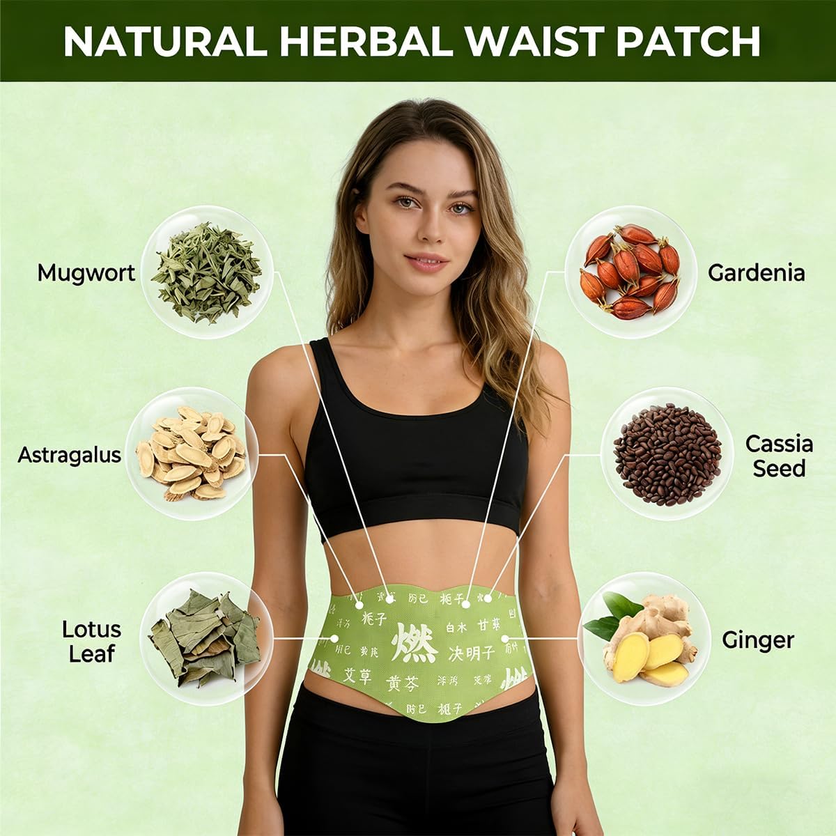 Back view of Generic Japanese Herbal Balance Patch packaging