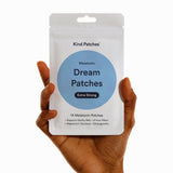 Back view of Kind Patches Sleep Patches packaging with ingredient list