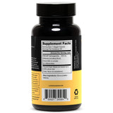 Back view of LEGION Ashwagandha Capsules bottle
