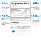 Back view of LEGION Biome Probiotic Supplement packaging
