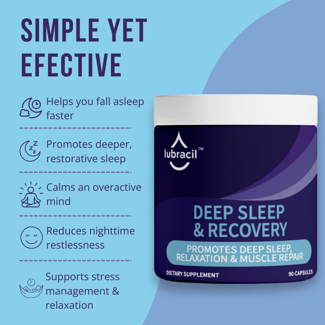 Back view of Lubracil Bedtime Wellness for Women packaging