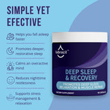 Back view of Lubracil Bedtime Wellness for Women packaging