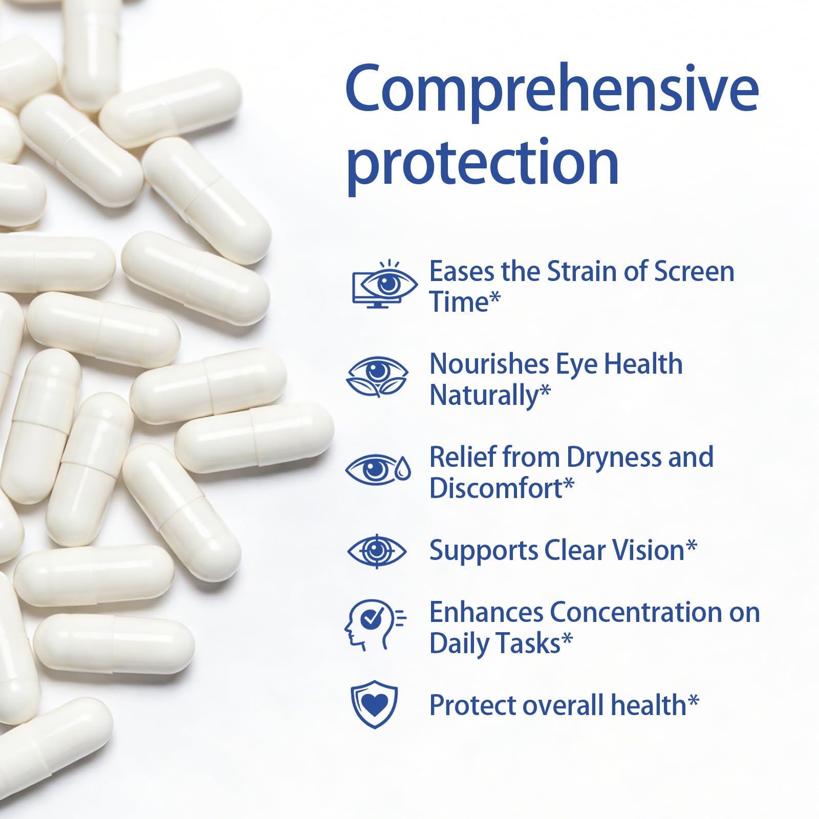 Back view of Marregorye Neurobella 15-in-1 Eye Care Formula 90 capsules