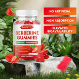 Back view of MEENCCD Berberine Gummies with nutritional information