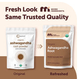 Back view of Micro Ingredients Organic Ashwagandha Root Powder 907g packaging