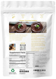 Back view of Micro Ingredients Organic Bovine Collagen Peptide Powder 340g pouch