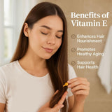 Back view of NCB NCB TECHNOLOGY Vitamin E Capsules packaging