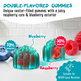 Back view of OH MY CHEWY Folic Acid Gummies packaging