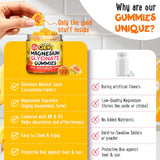 Back view of OH MY CHEWY Magnesium Glycinate Gummies packaging
