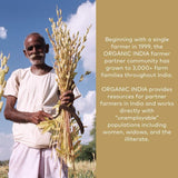 Back view of ORGANIC INDIA Neem Capsules packaging