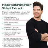 Back view of Organics Ocean Shilajit Gummies packaging