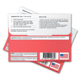 Back view of Patch Aid C Plus Topical Patch packaging
