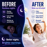 Back view of Peunitory Melatonin Gummies packaging with ingredient list
