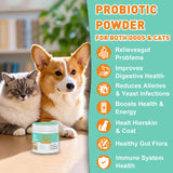 Back view of PICPOW Probiotic Powder packaging