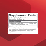 Back view of PROTOCOL FOR LIFE BALANCE 5-HTP Supplement packaging