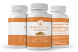 Back view of PURE Beta Glucan 1,3/1,6 Capsules packaging